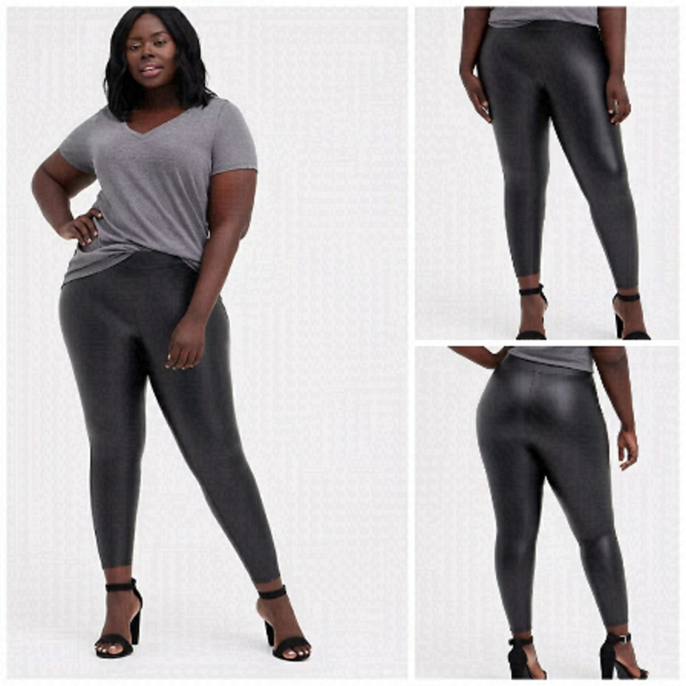 TORRID PU faux leather leggings 5X